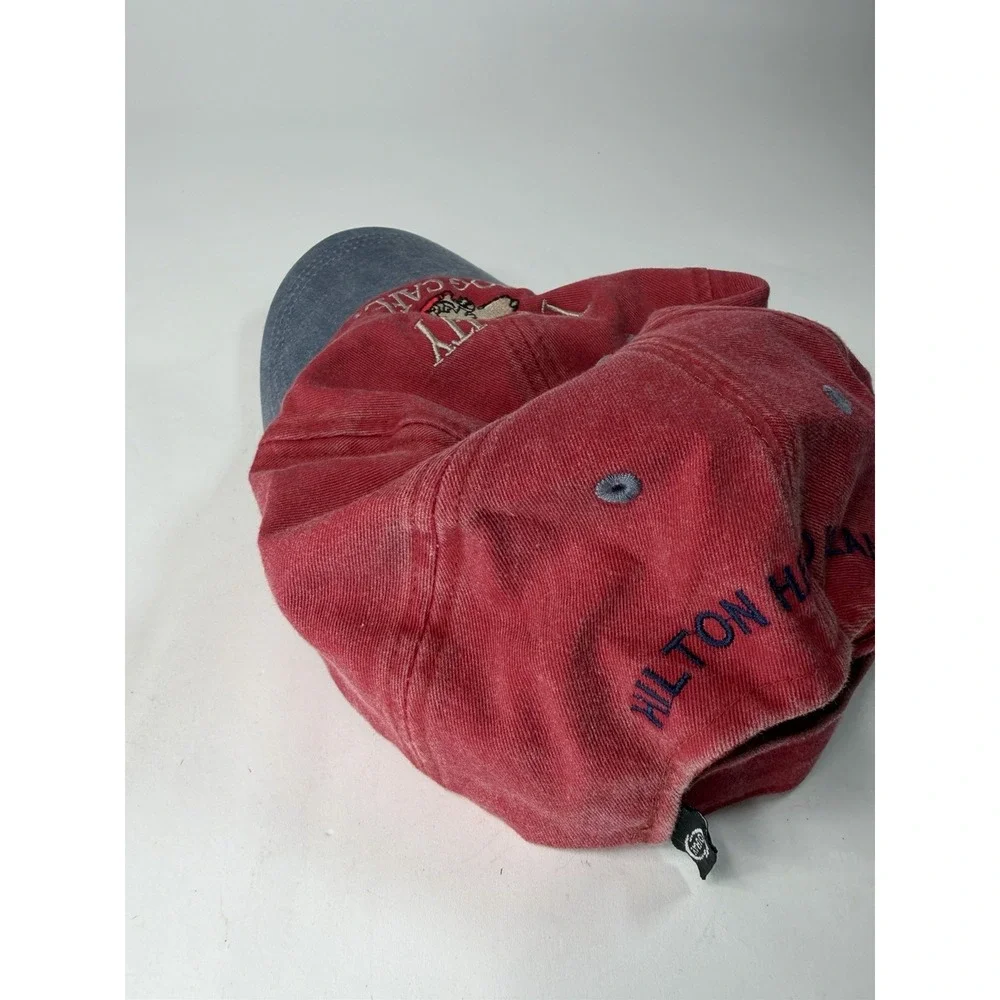 VTG Salty Dog Cafe Hilton Head Island Cap Hat Green Mens Womens Adjustable